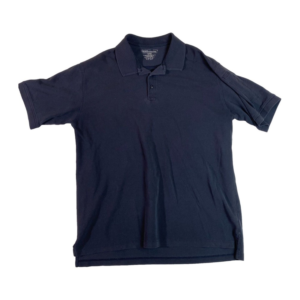 5.11 Tactical Series Performance Polo Shirt Short Sleeve Men's Size XL Black